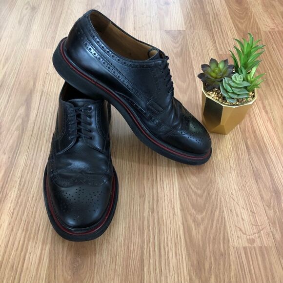 PS By Paul Smith Junior 567487 Black Brogue Wingtip Shoes - Picture 1 of 10